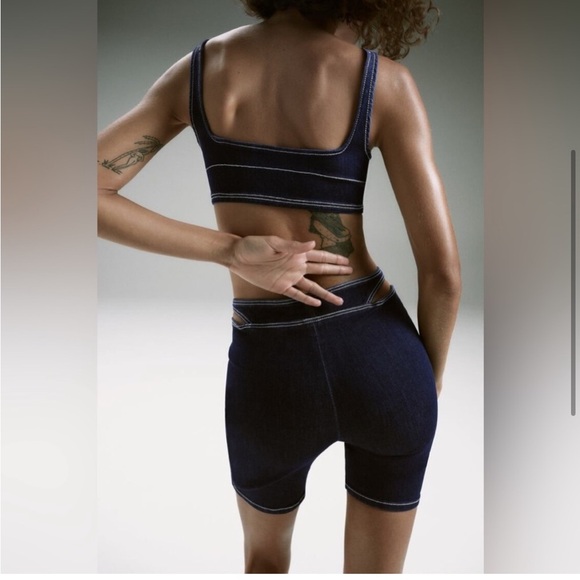 NWT Zara Dark Blue Bra size L - Picture 10 of 11